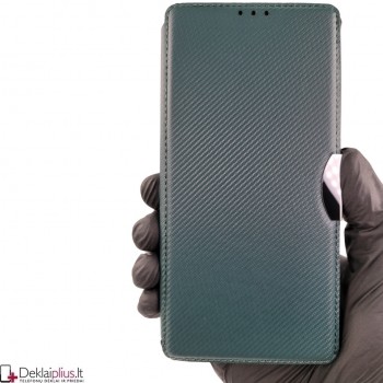 Razor Carbon atverčiamas dėklas - žalias (Samsung S23 Ultra)